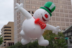 snowman helium parade balloons