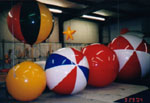 Advertising Air Balloons for promotions. Various sizes and colors of polyurethane advertising balloons.